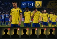 غيابات النصر أمام ضمك