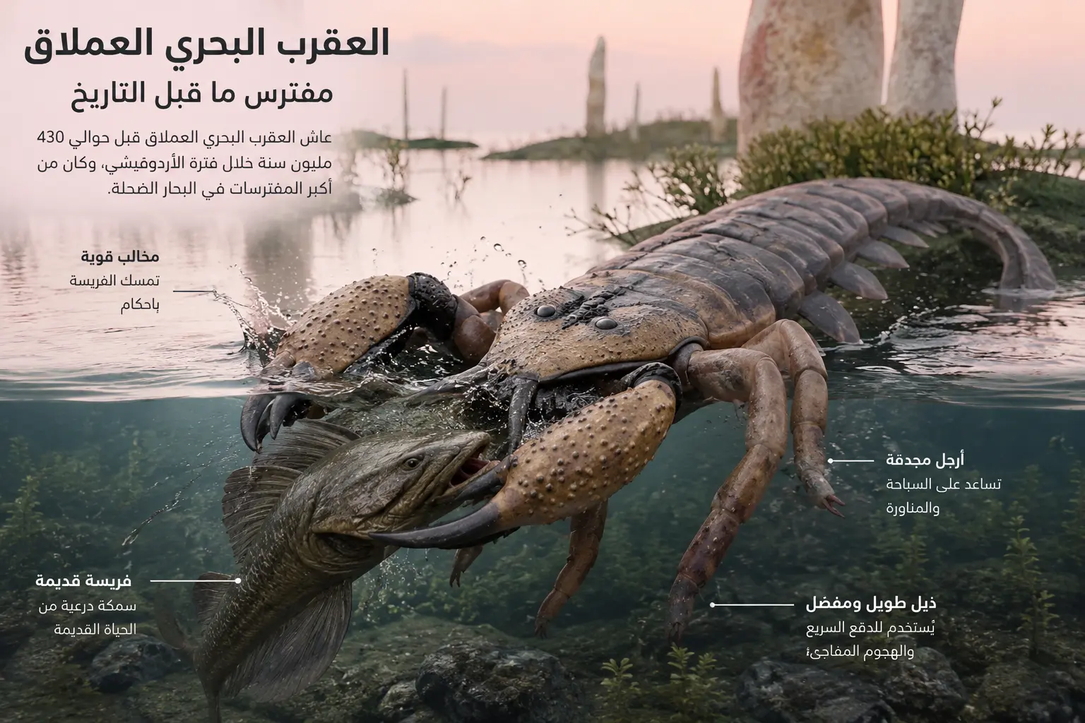 العقرب البحري العملاق 